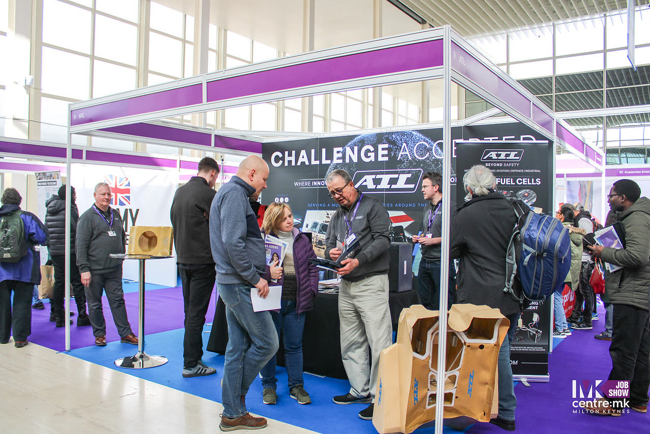 Exhibitor stand at the MK Job Show